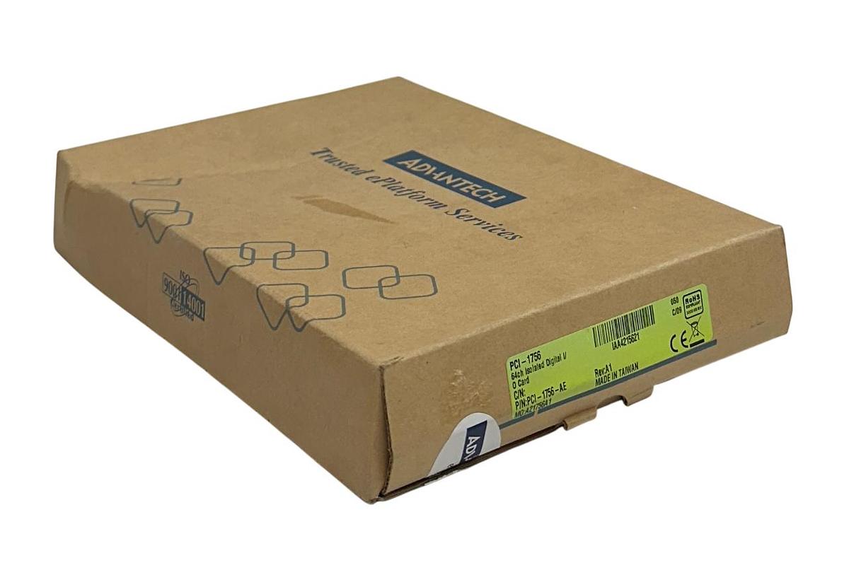 Used ADVANTECH PCI-1756-AE / PCI-1756 ISOLATED DIGITAL I/O CARD 64-CH Rev. A1 NSMP