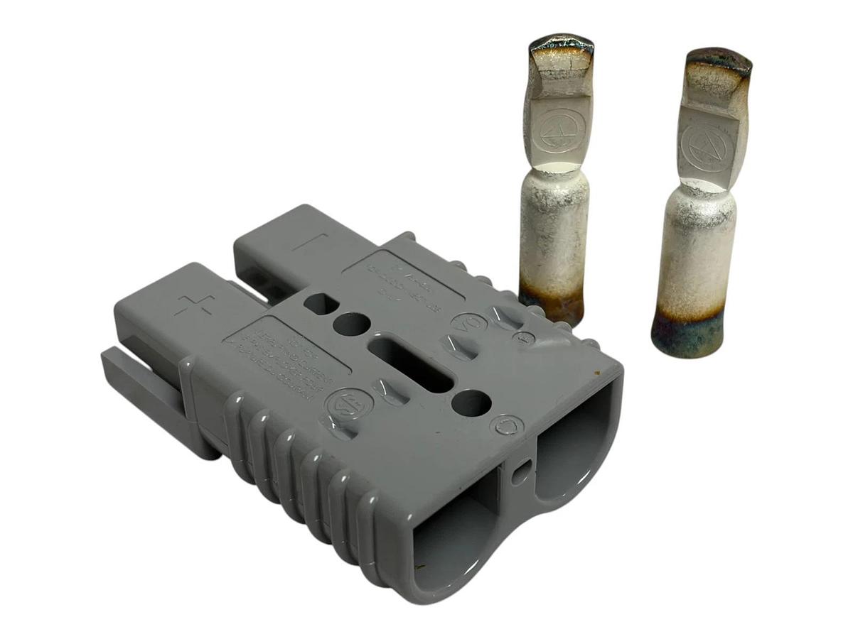 LOT OF 6 SMH SY6325G5 SY175 Grey 175A Quick Disconnect Forklift Connector 2 GA