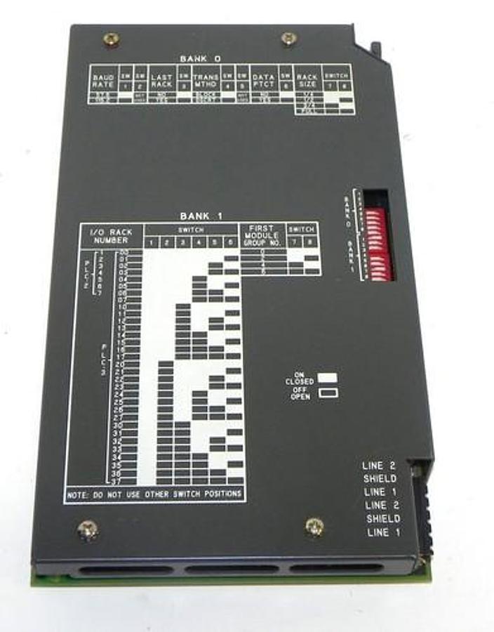 Used ALLEN BRADLEY 1771-DCM/A DIRECT COMMUNICATION MODULE 1771-DCM FIRMWARE REV. H