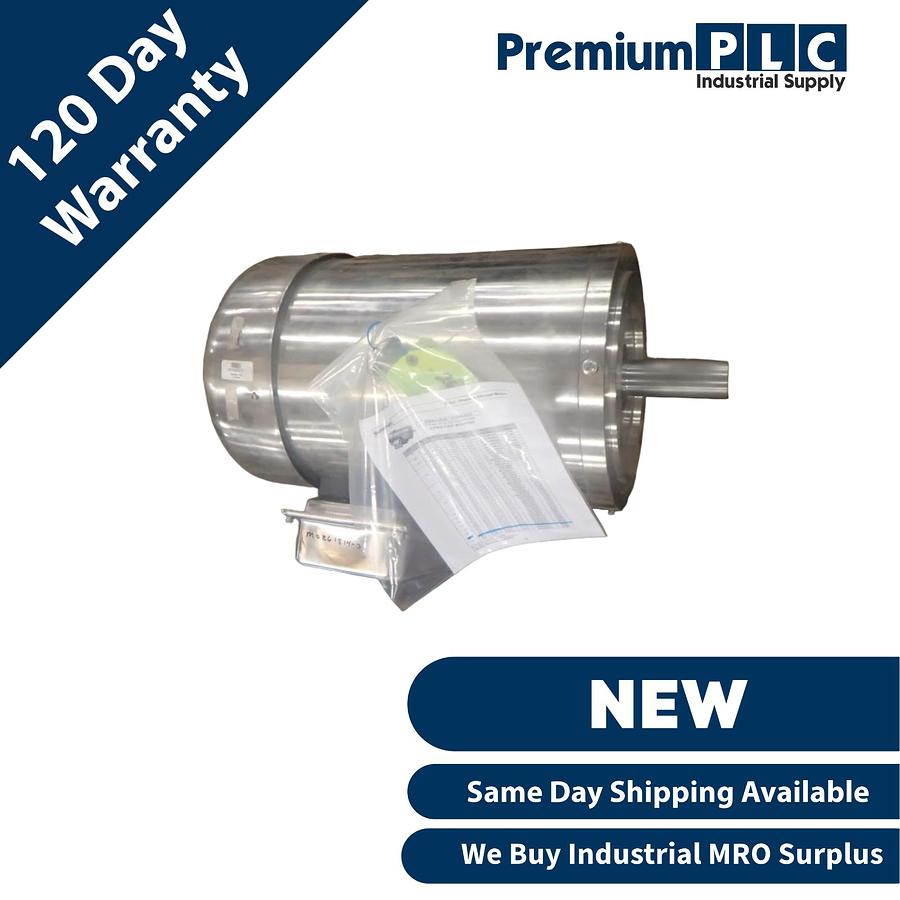 Used NEW STERLCO STERLING ELEC XH0254PHA-1 SS MOTOR 25HP 1800 3/60/230/460 284TC TEFC