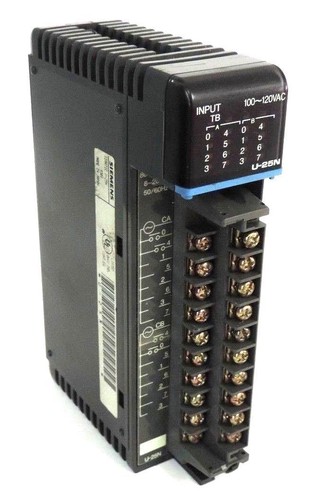 Used SIEMENS U-25N INPUT MODULE 16 POINT 100-120V MISSING FRONT COVER, U25N