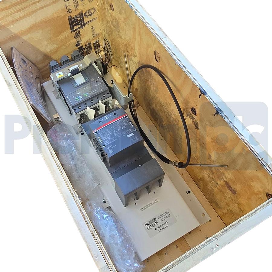Used ABB Tmax XT5N 400 Ekip Dip LS/I Breaker w/ AF305-30 Contactor 400A 100-250V +Acc
