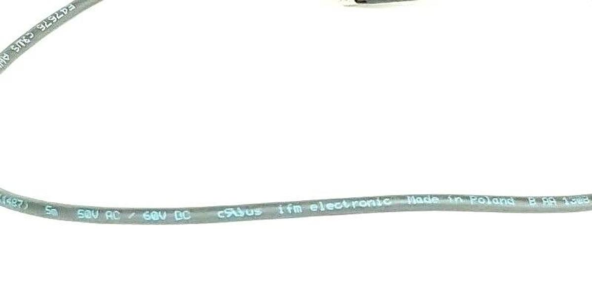 Used IFM ELECTRONICS EVC142 E11487 50VAC/60VDC CONNECTOR CABLE E47676 H5PX3