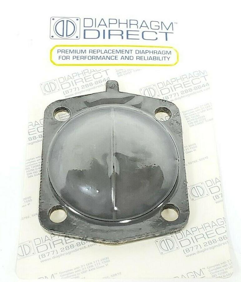 Used NIB DIAPHRAGM DIRECT DD20-IE DIAPHRAM SIZE: 2'' / DN 50 MAT: EPDM, STEAM RESIST.