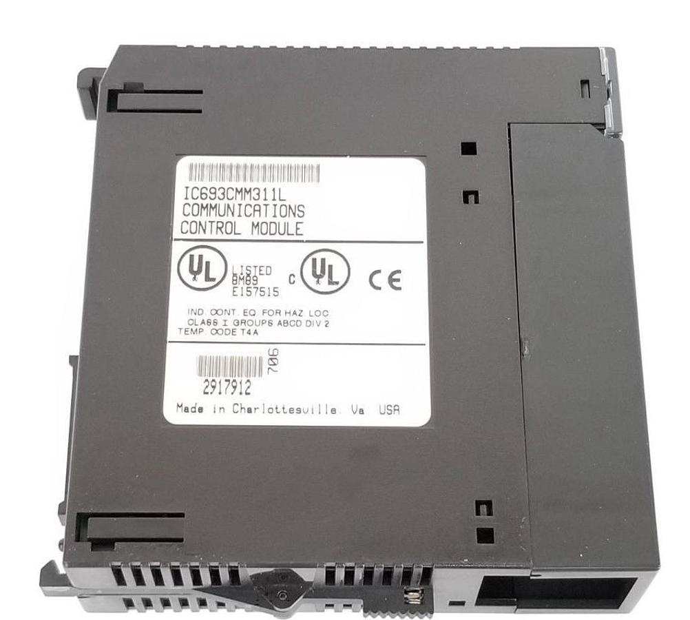 Used GE FANUC IC693CMM311L COMMUNICATIONS CONTROL MODULE