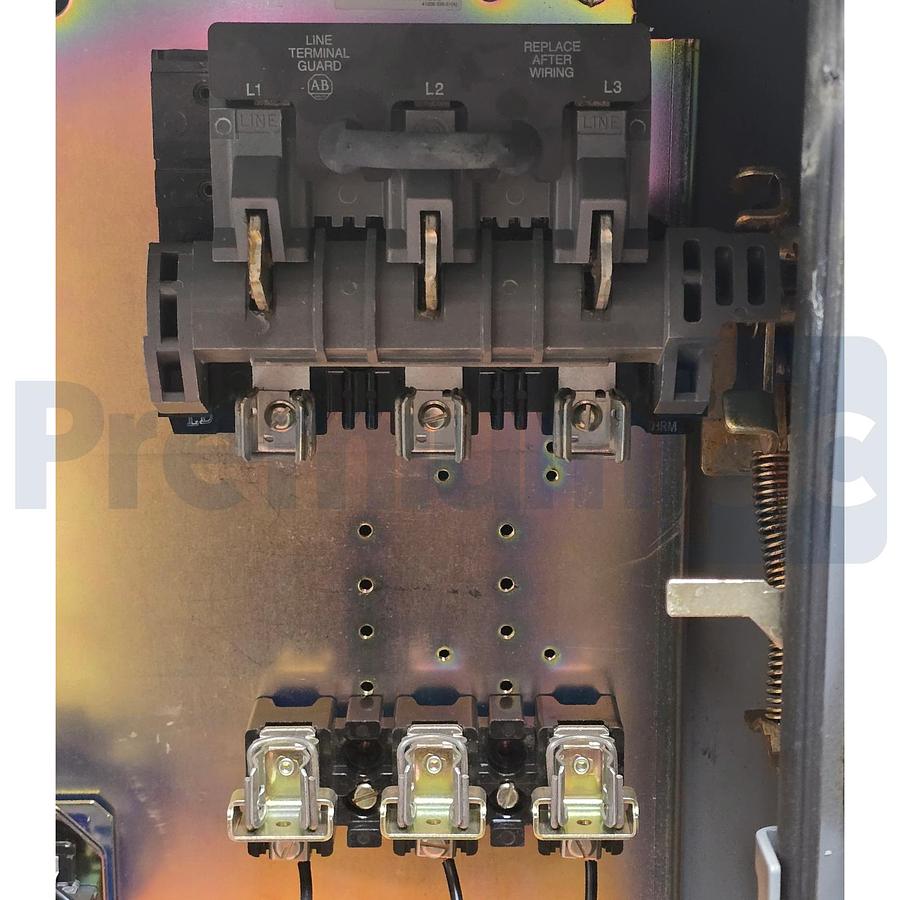 Used Allen Bradley 506-AJB-6P-24R /F Nema Size 0 Rvsg Combination Starter Disconnect