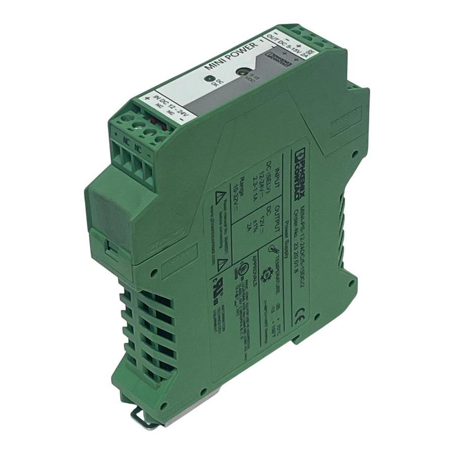 Used Phoenix Contact MINI-PS-12-24DC/5-15DC/2 Power Supply 2866297 DC/DC Converter
