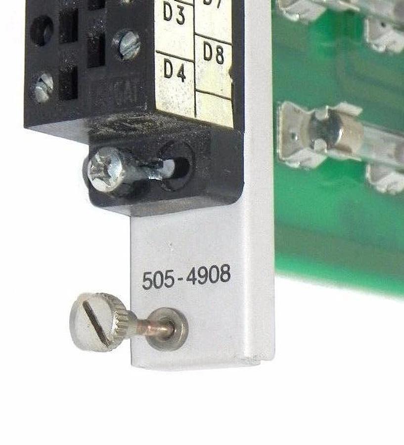 Used SIEMENS TEXAS INSTRUMENTS 505-4908 MODULE RELAY OUTPUT 20-250VAC 24VDC