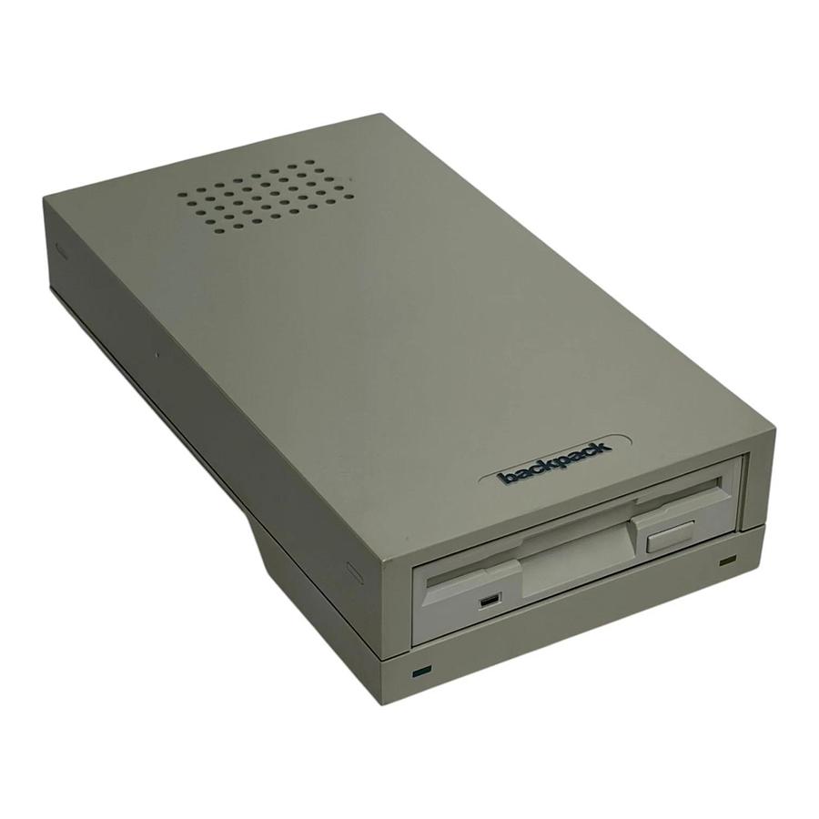 Used Vintage MicroSolutions Backpack 3.5" External Floppy Diskette Drive Model 014350