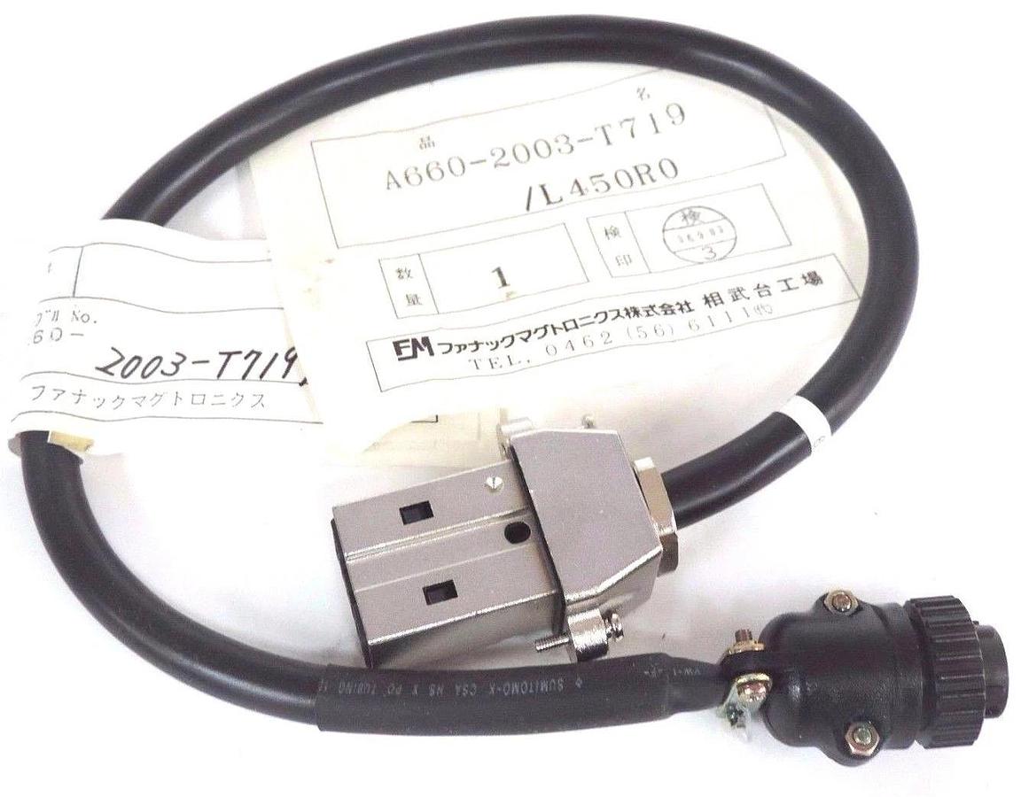 Used NEW FANUC A660-2003-T719/L450R0 CABLE A6602003T719