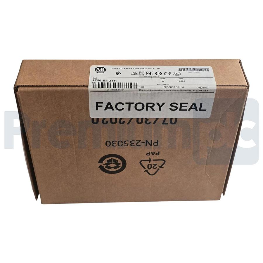 Sealed Allen Bradley 1756-EN2TR /C ControlLogix 2-Port ENet/IP Module FW 11.002