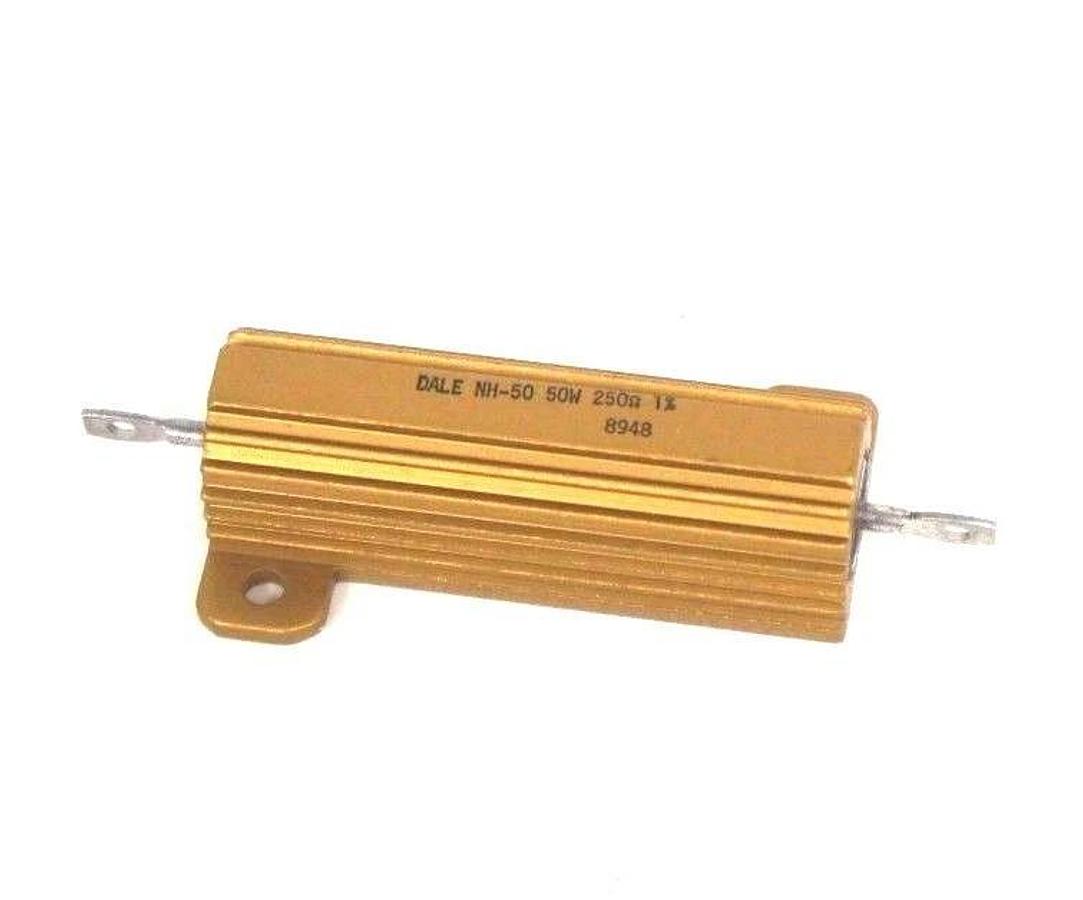 Used NEW DALE RESISTOR NH-50 50W 250 OHMS 1% 8948