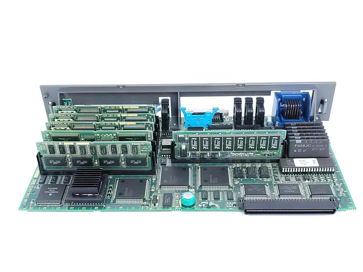 Used FANUC A16B-3200-0400/06D MAIN CPU BOARD A16B-3200-0400 W/ DAUGHTER BOARDS