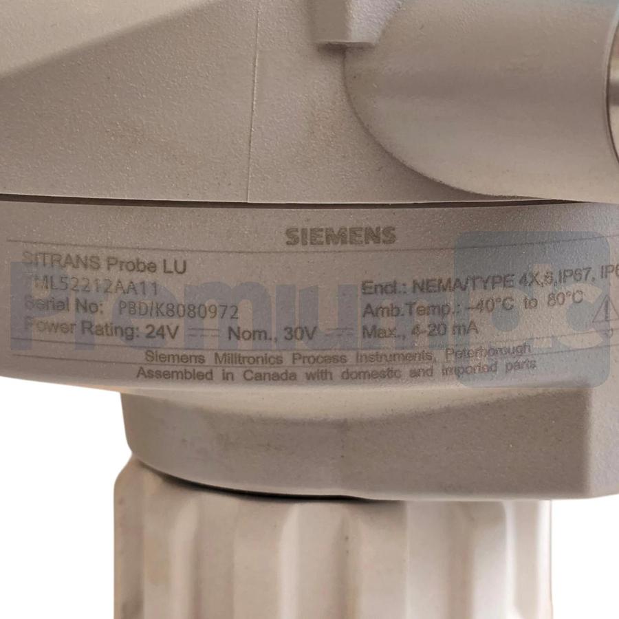 Siemens 7ML5221-2AA11 SITRANS Probe LU Ultrasonic Level Transmitter 24VDC NSMP