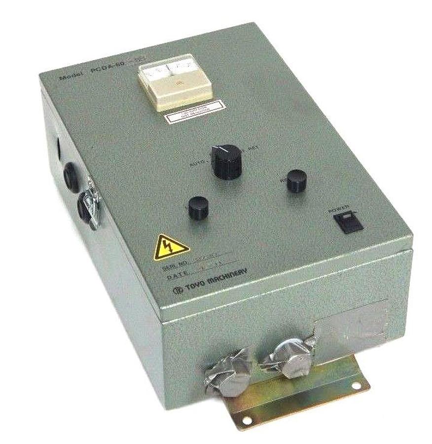Used NEW TOYO MACHINERY MODEL: PCDA-60-SS CONTROL PANEL SERI.NO. 2720 PCDA-60