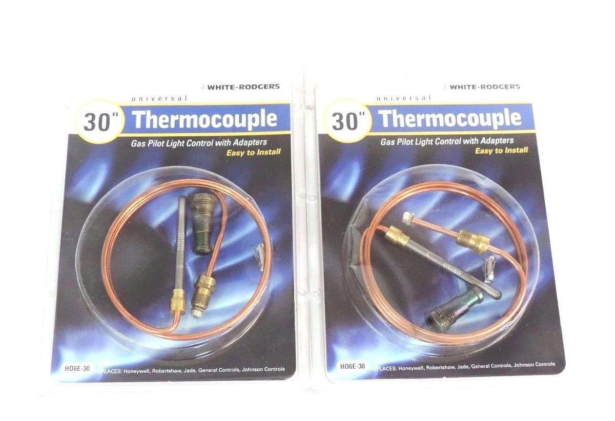 Used LOT OF 2 WHITE RODGERS H06E-30 UNIVERSAL THERMOCOUPLE PILOT CONTROL 30'', H06E30
