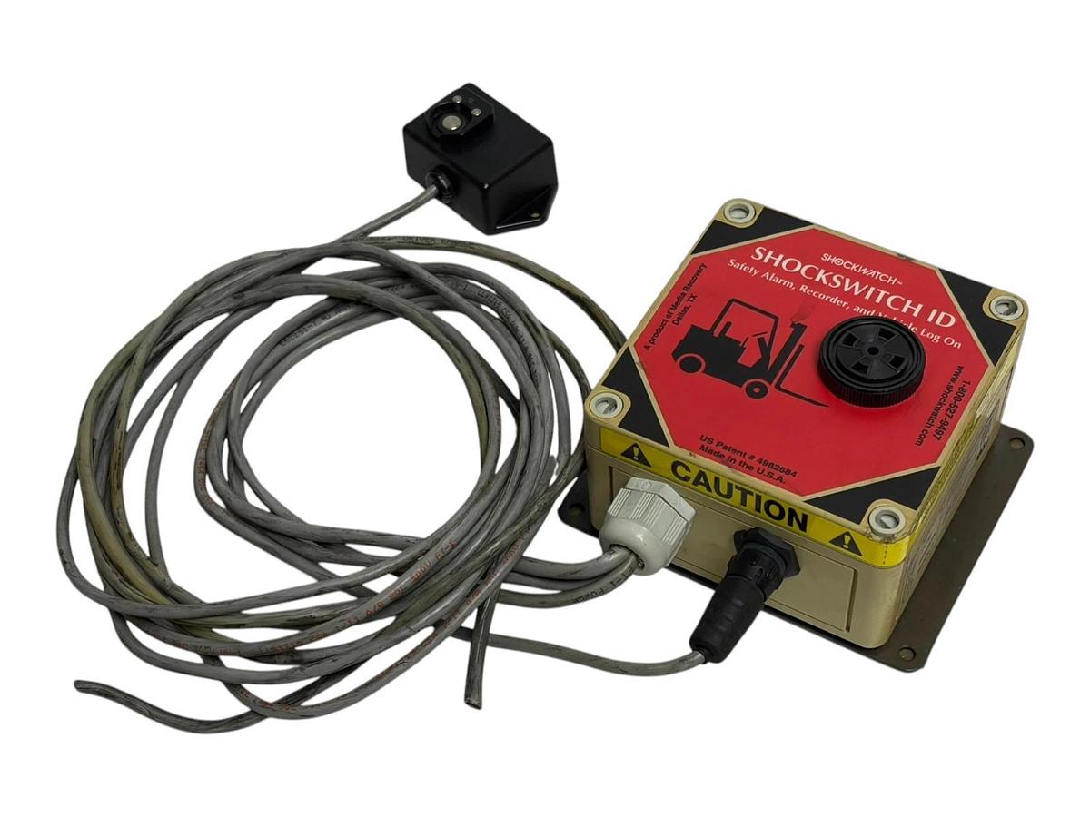 Used ShockWatch ShockSwitch ID1300E Forklift Impact Sensor Safety Alarm 24-60 VDC