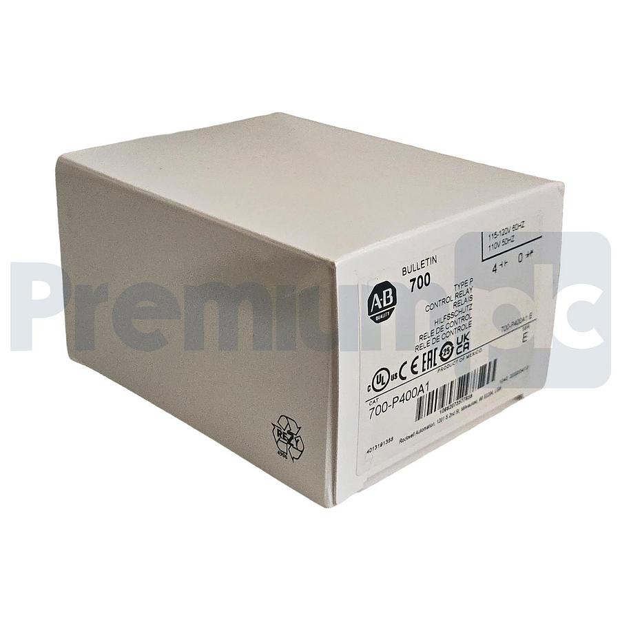 Allen-Bradley 700-P400A1 /E Type P Control Relay 110/120V AC Coil, 4 N.O. NSMP