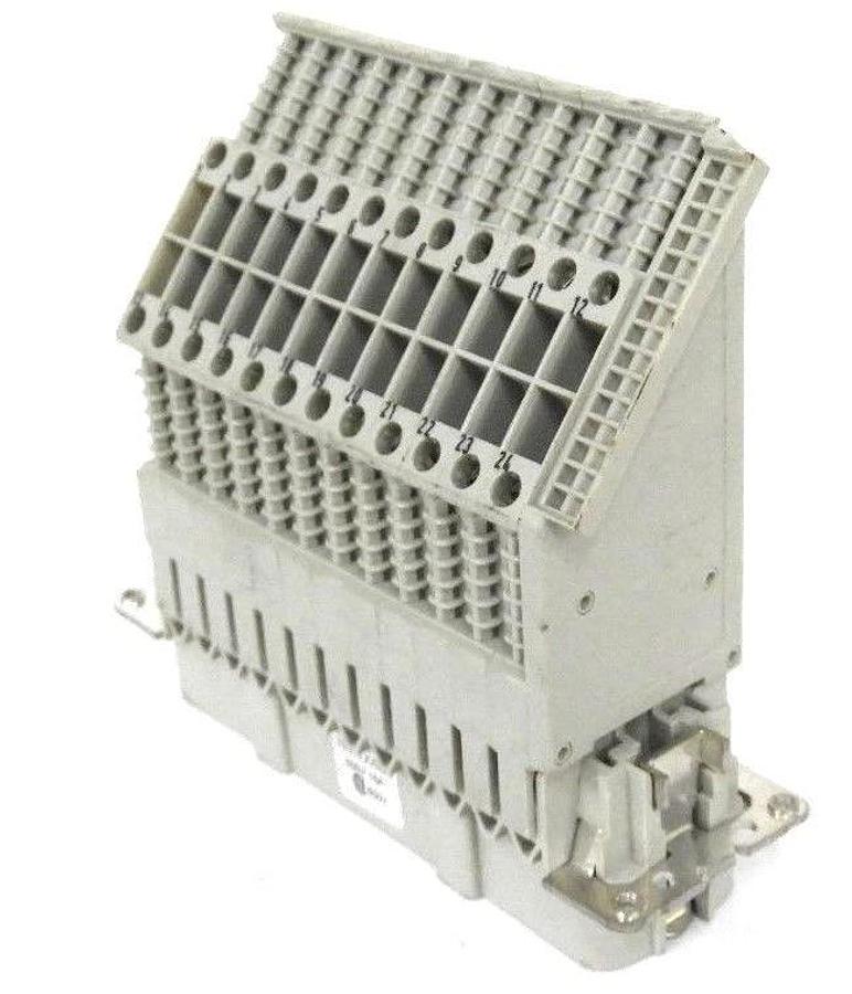 Used WIELAND 70.910.XX53.3 CONNECTOR 70910XX533, 24-PIN, 500V 16A, 600V