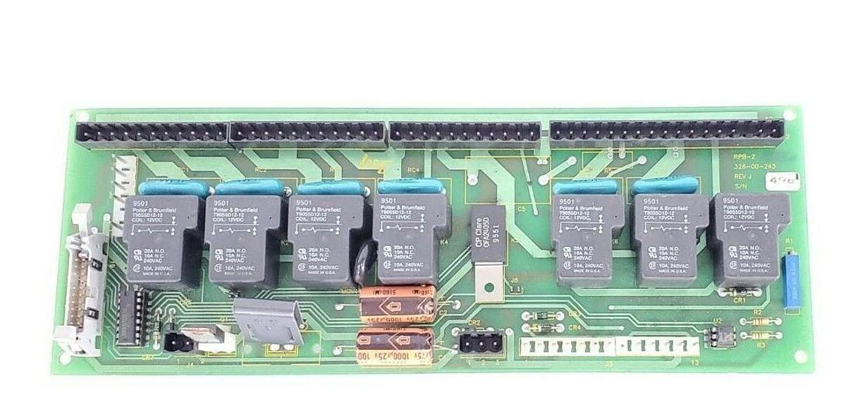 Used LOGETRONICS INC 326-00-243 RPB-2 BOARD 32600243 REV. J