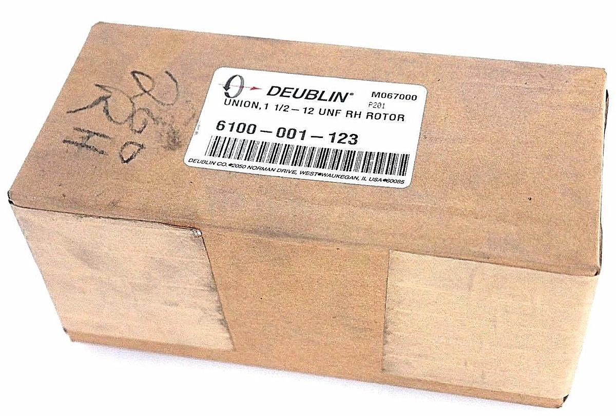 Used FACTORY SEALED DEUBLIN 6100-001-123 UNION , 1 1/2-12 UNF RH ROTOR 6100001123
