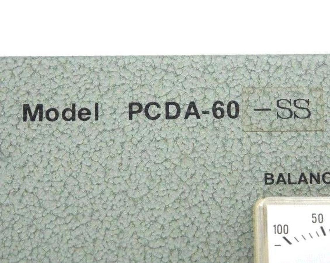 NEW TOYO MACHINERY MODEL: PCDA-60-SS CONTROL PANEL SERI.NO. 2720 PCDA-60