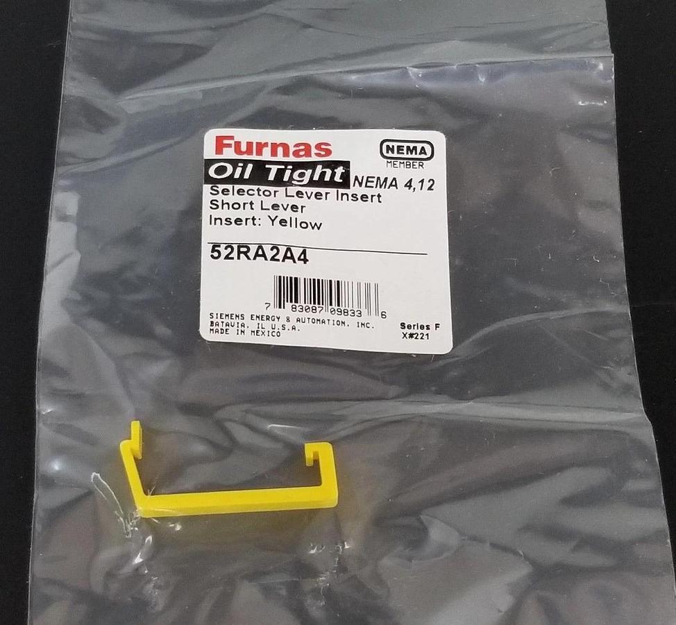 Used LOT OF 31 NEW FURNAS 52RA2A4 SELECTOR LEVER INSERTS