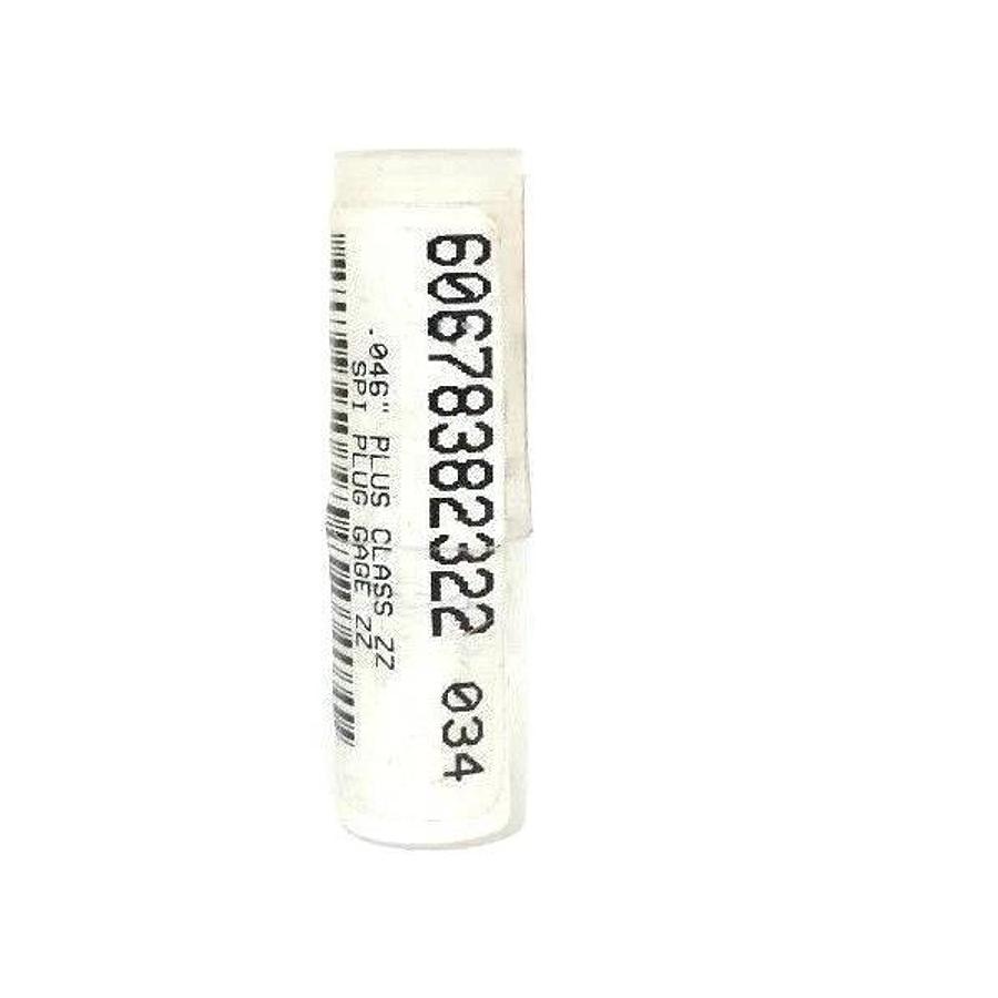 Used NEW NULINE 60678382322 .046'' PLUS CLASS ZZ SPI PLUG GAGE ZZ