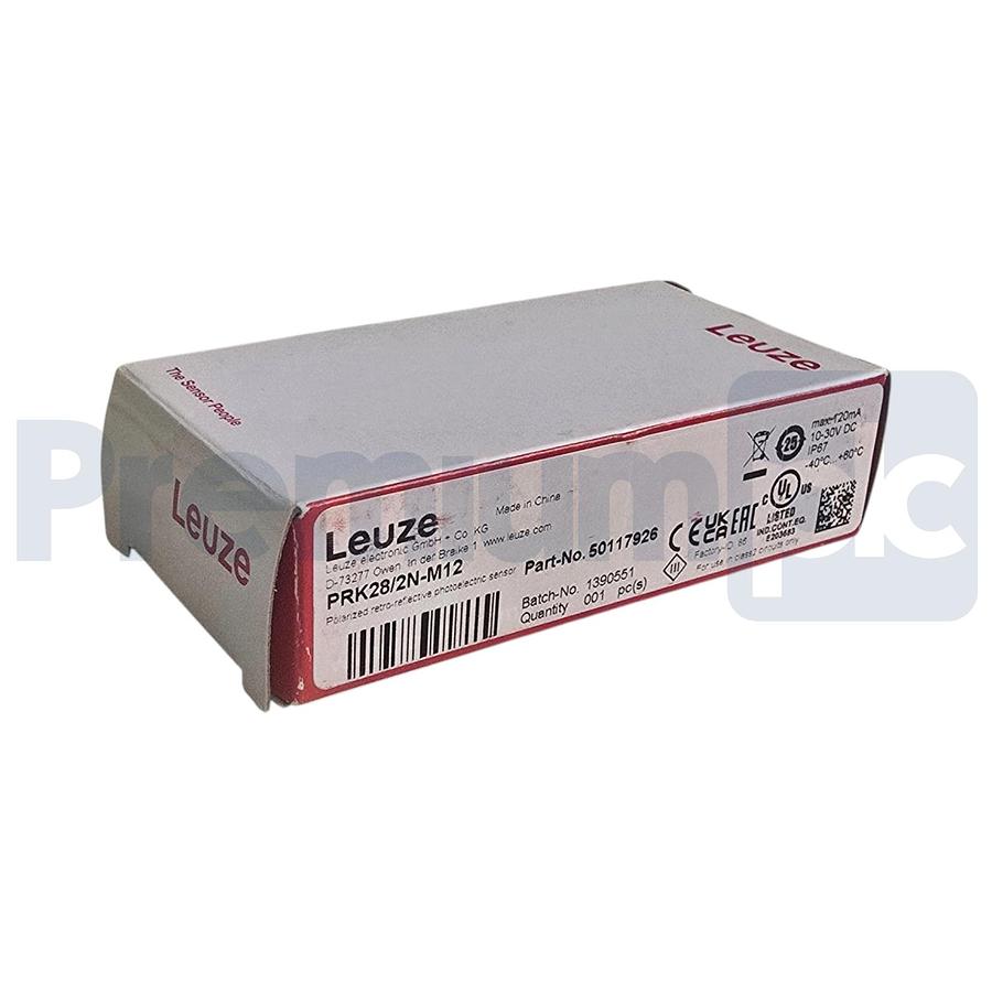 Used Leuze PRK28/2N-M12 | 50117926 Polarized Photoelectric Sensor M12 Connection NSMP