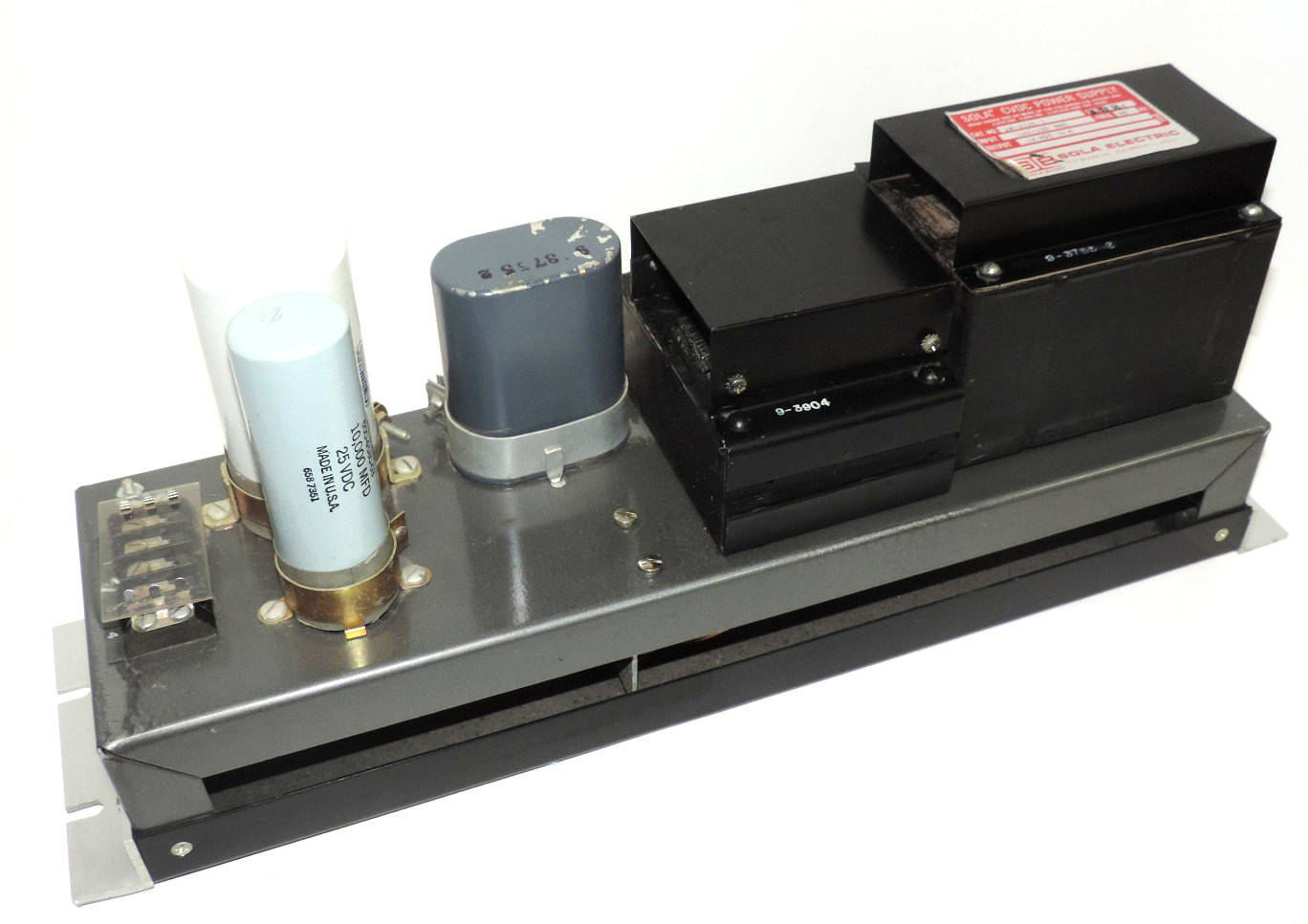 Used SOLA 28-2125-1 CVDC POWER SUPPLY 2821251, INPUT: 100-130 VAC