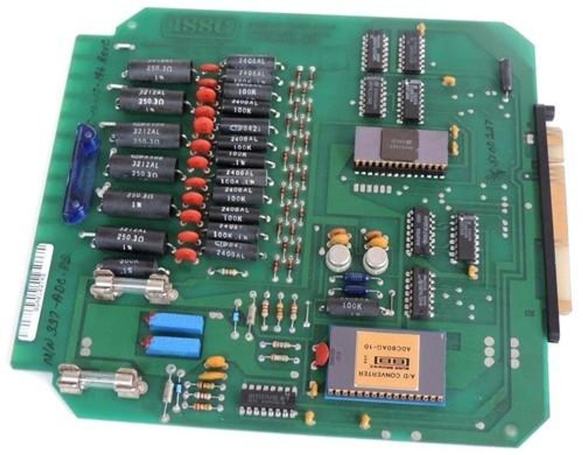 Used ISSC 337-ADC-PB ANALOG INPUT CARD D-16-09-056 REV C D1609056 337ADCPB