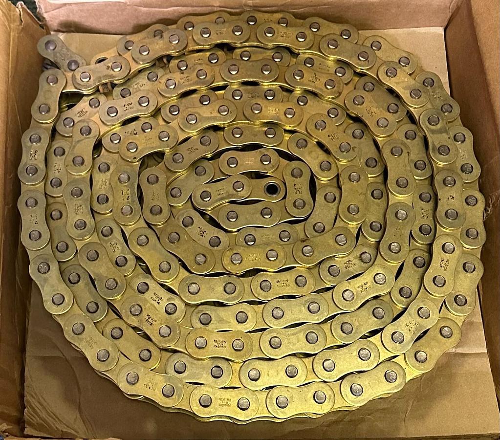 Used NEW REGINA 147BS CHAIN 16B 3020-11-000-2782 194 LINKS W/ CONN LINKS 147BS/1008