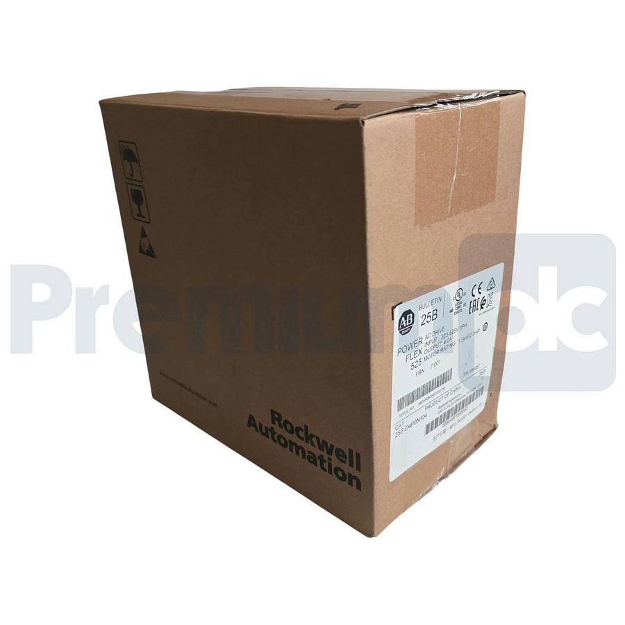 Allen Bradley 25B-D4P0N104 /A PowerFlex 525 AC Drive ENet/IP 2HP FRN. 7.001 NSMP 884951885882