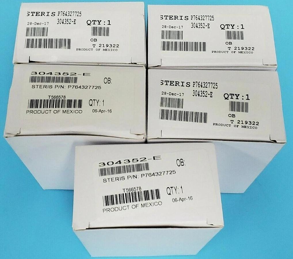 Used LOT OF 5 NIB STERIS P764327725 VALVE REPAIR KITS
