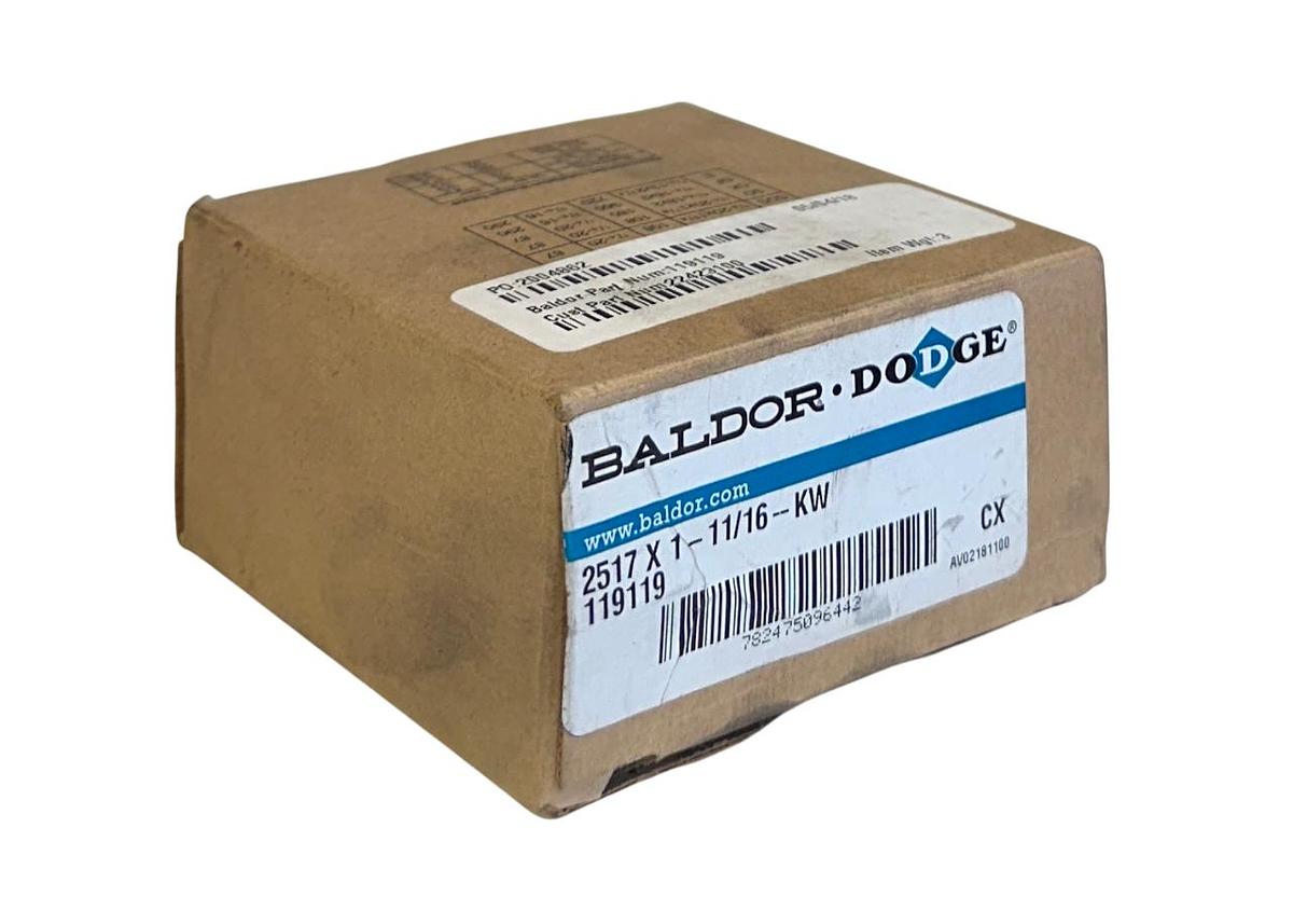 Used BALDOR DODGE 2517 X 1-11/16-KW / 119119 TAPER-LOCK BUSHING STOCK BORE NSMP