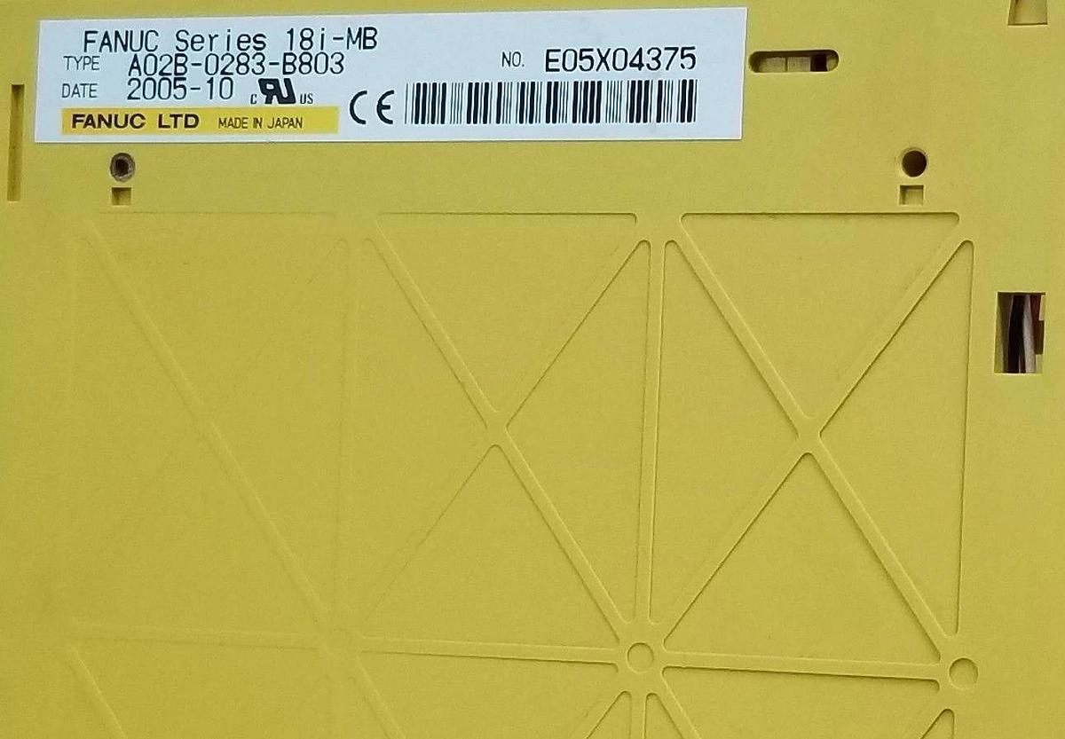 Used FANUC A02B-0283-B80 18i-MB 3-SLOT PLC MODULE BASE UNIT A02B0283B80, E05X04375