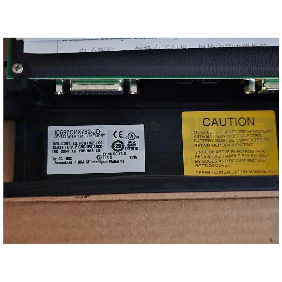 Used GE Fanuc IC697CPX782 | IC697CPX782-JD 90-70 CPX782 CPU Module 1MB RAM NSMP