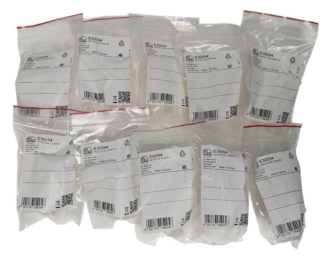 Used LOT OF 10 NEW IFM E30094 PROTECTIVE COVER PK