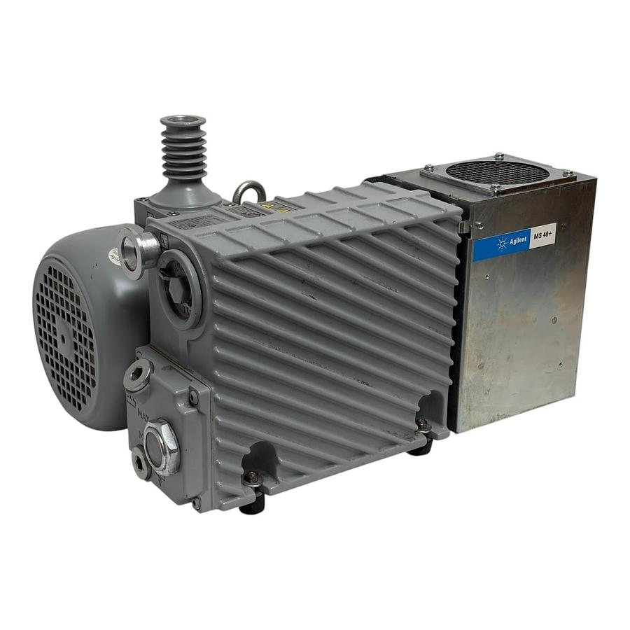 Used Agilent MS40+ RVP Rotary Vane Vacuum Pump G6301-80040 SS 40+ 200-240V