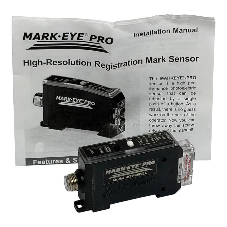 Tri-Tronics MEP45WLC Mark-Eye Pro Registration Mark Photoelectric Sensor - New