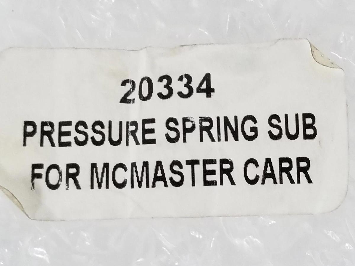 NEW CASH ACME 20334 PRESSURE SPRING SET 01747 10-50, 01748 30-90, 02235 100-180
