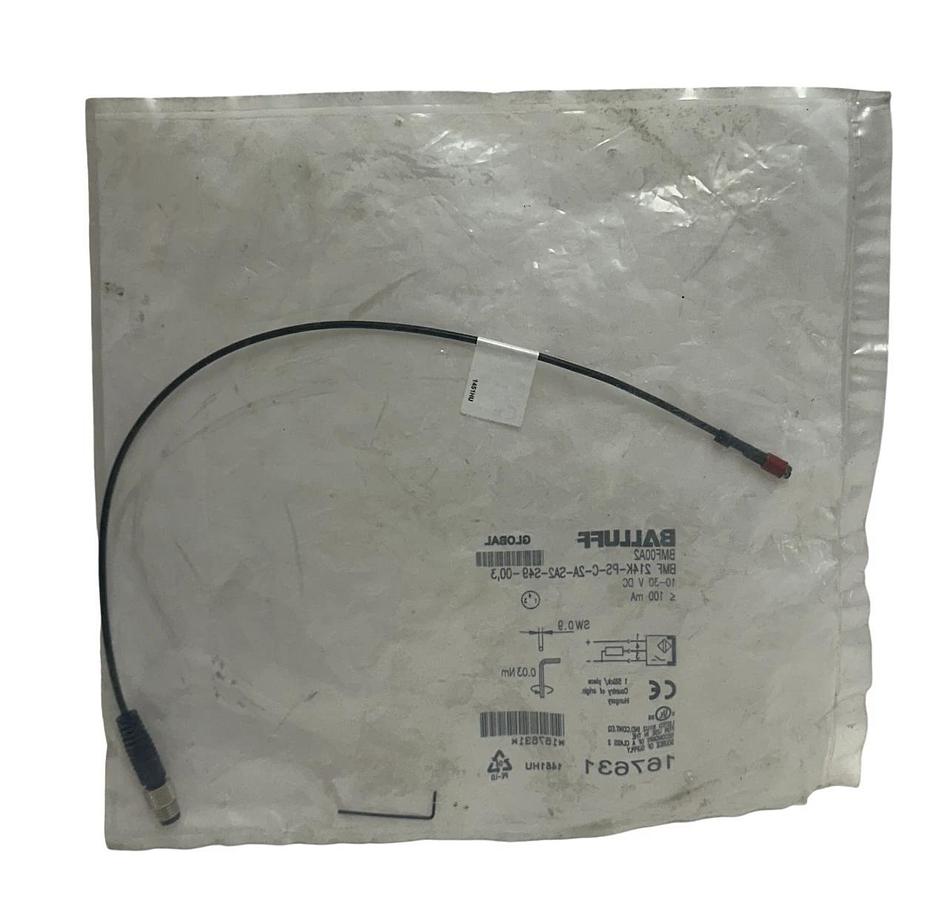 Used 2 BALLUFF BMF 214K-PS-C-2A-SA2-S49-00,3 / BMF00A2 MAGNETIC CYLINDER SENSORS NSFS