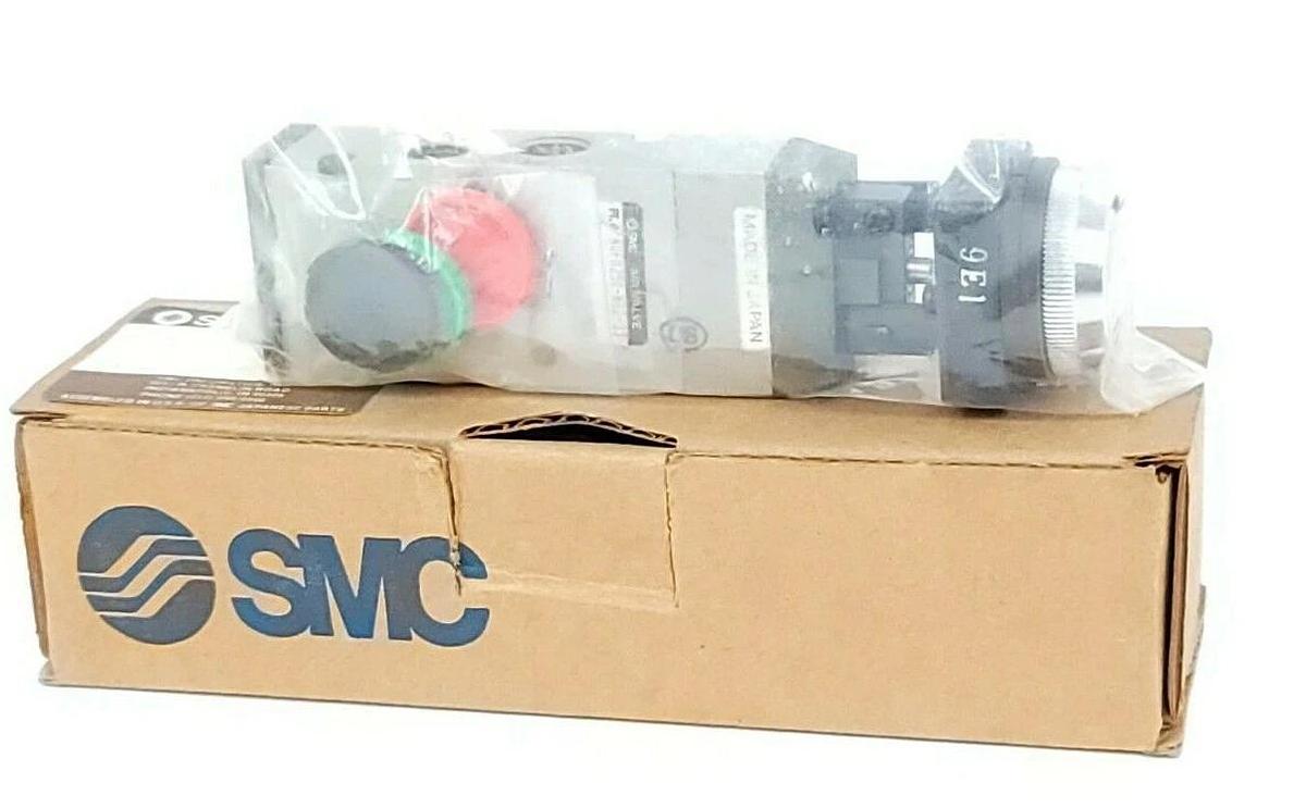 Used NIB SMC NVFM250-N02-33 MECHANICAL OPERATED VALVE NVFM250N0233, 0-140 PSIG