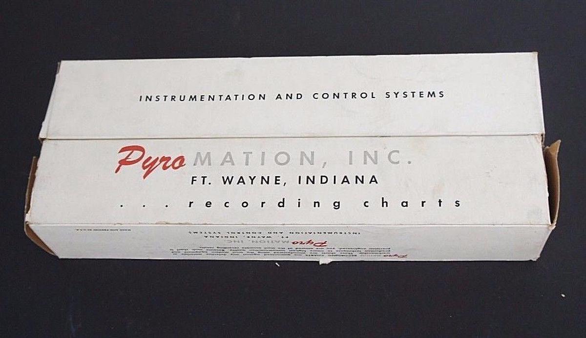 LOT OF 2 NIB PYROMATION, INC. RECORDING CHART PAPERS FITS BN-553