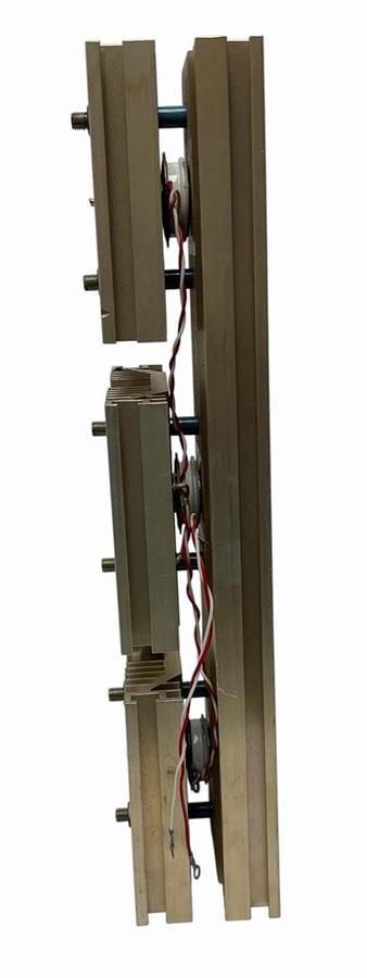 Used GENERIC 12M10-4 RECTIFIER STACK W/ 3 GE C-380-P SILICON CONTROL RECTIFIERS C380P