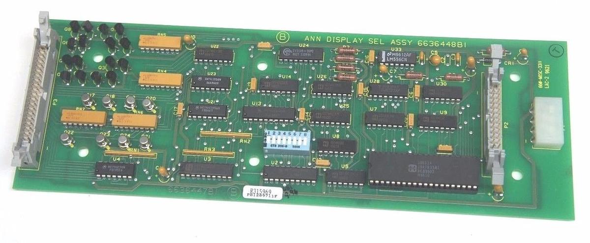 Used NEW BAILEY 6636448B1 ANN DISPLAY SEL BOARD, 660-MISC-9621, 6636447B1, R315969