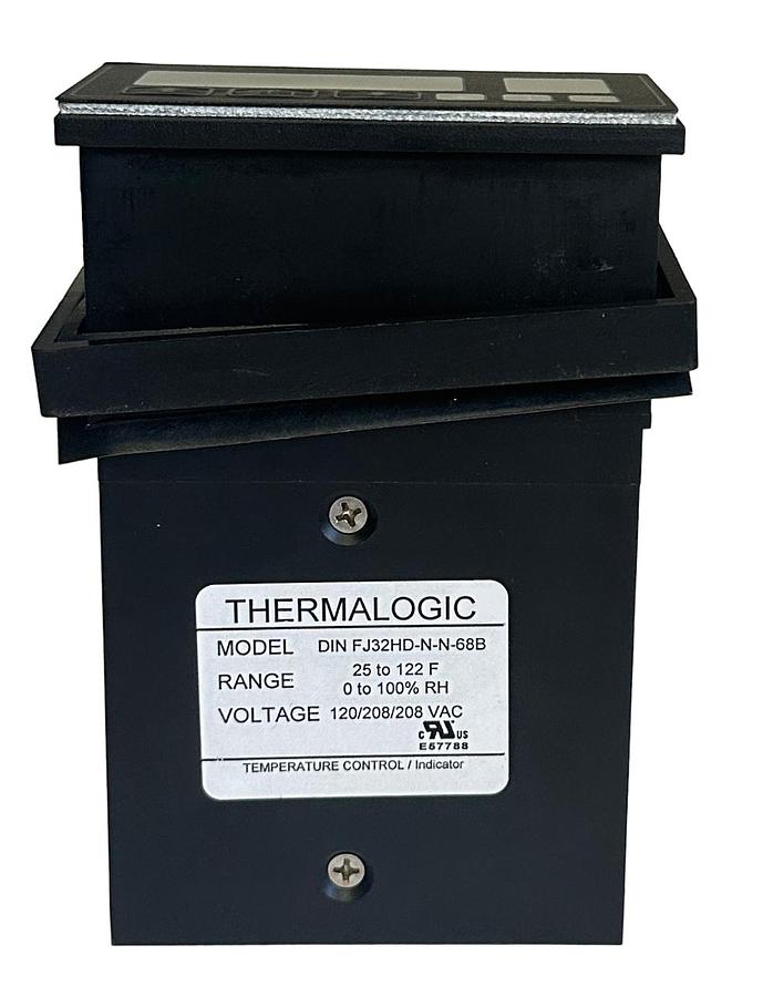 Used NEW THERMALOGIC DIN FJ32HD-N-N-68B / DINFJ32HDNN68B TEMPERATURE CONTROL 120/208V