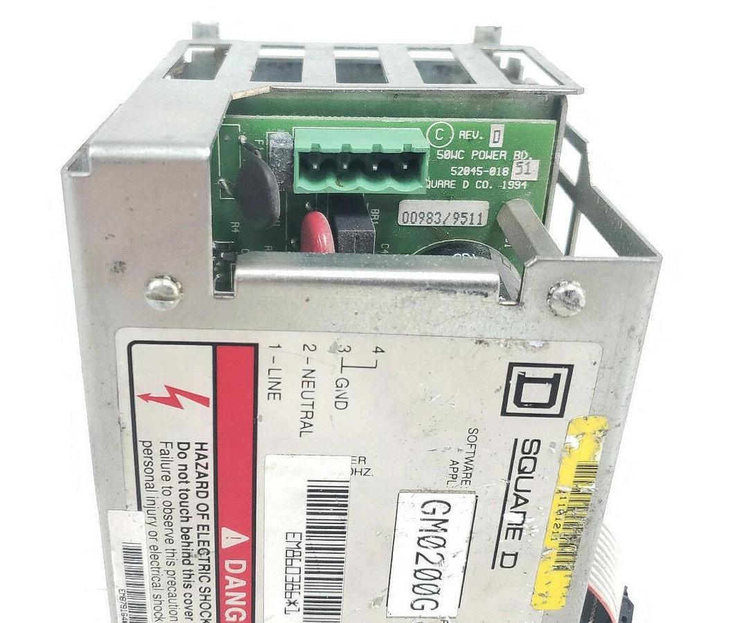 Used SQUARE D 52045-062-50 WELD CONTROL MODULE GM0200G W/ EQ5300 52045-034-50 MEMPACK