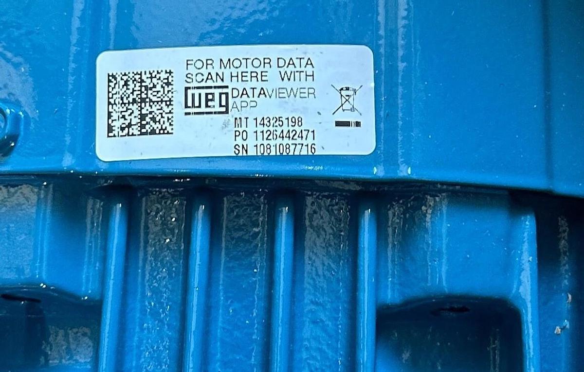 WEG 14325198 / 00212XT3E184T / 2HP06P182/4T EXPLOSION PROOF MOTOR 1.5kW/2HP NSMP