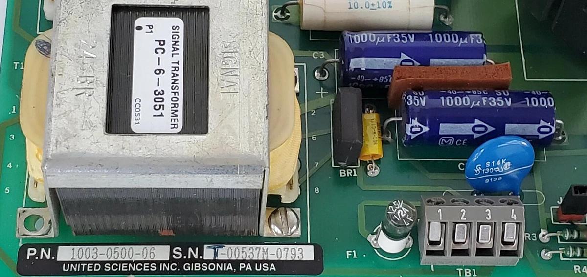 Used UNITED SCIENCES 1003-0500-06 POWER SUPPLY BOARD 1003050006